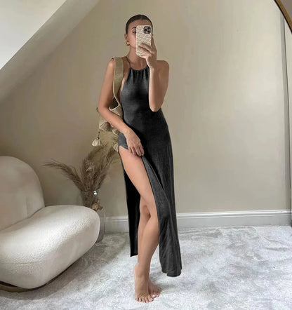 Levoire | Robes Maxi Sans Manches Au Crochet