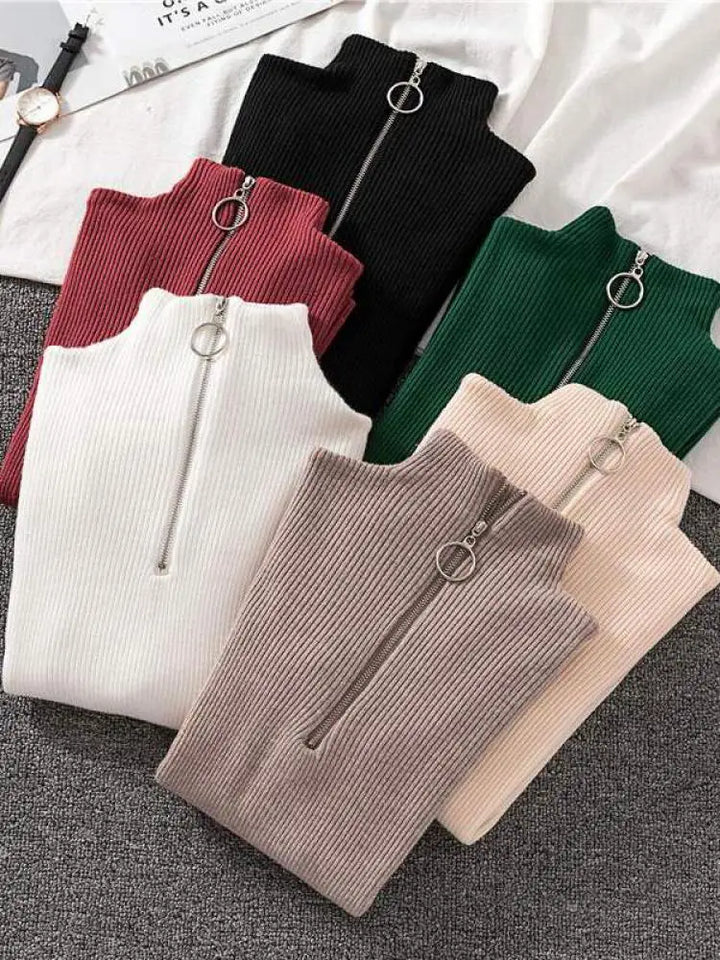 Levoire | Pull Vintage Femme Avec Zip