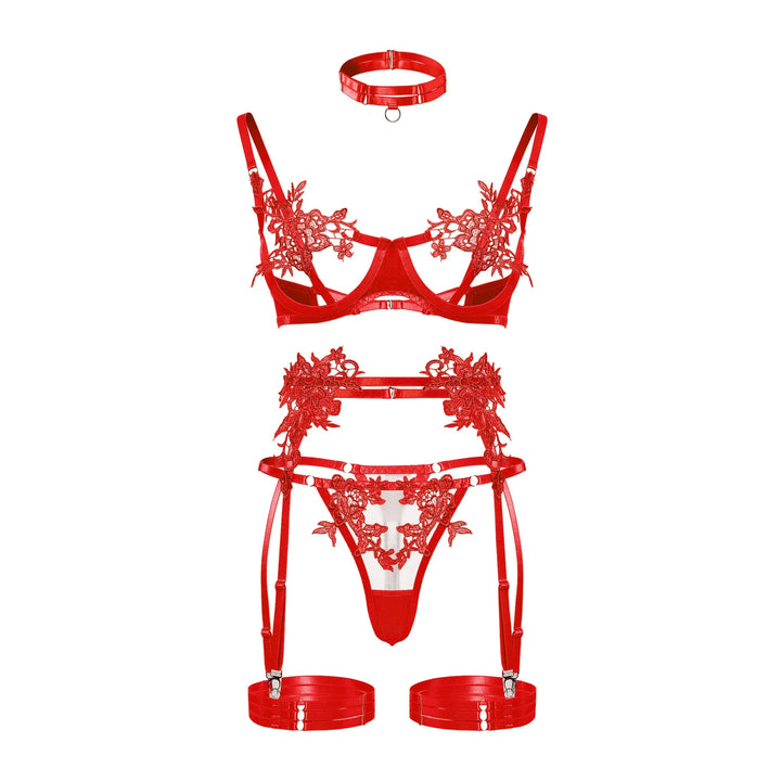 Levoire | Ensemble De Lingerie De Soirée Rot