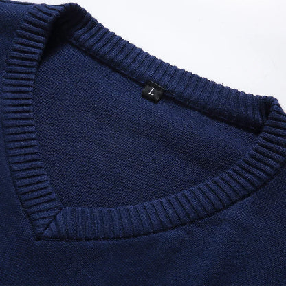 Levoire | Pull En Tricot Premium Avec Décolleté En V Pour Hommes