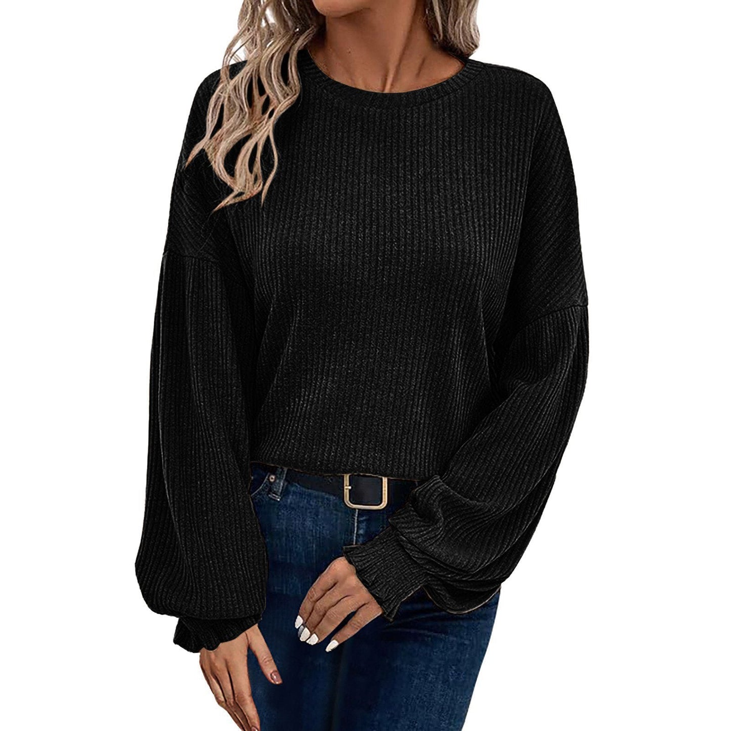 Levoire | Pull En Tricot Tendance Pour Un Usage Quotidien Noir