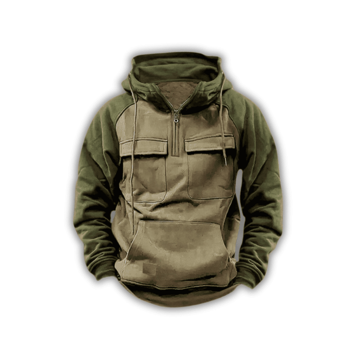 Levoire | Veste À Capuche Chaude Vert olive