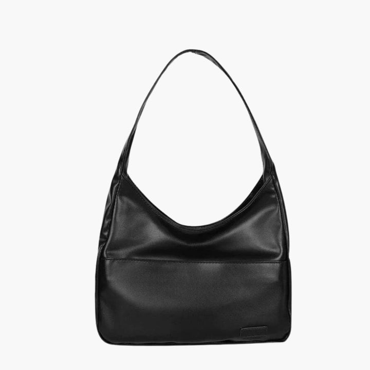 Levoire | Un Grand Sac À Bandoulière En Simili Cuir Noir
