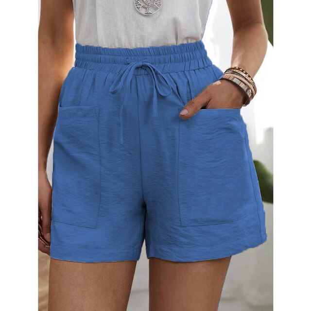 Levoire | Shorts Avec Cordon De Serrage Bleu