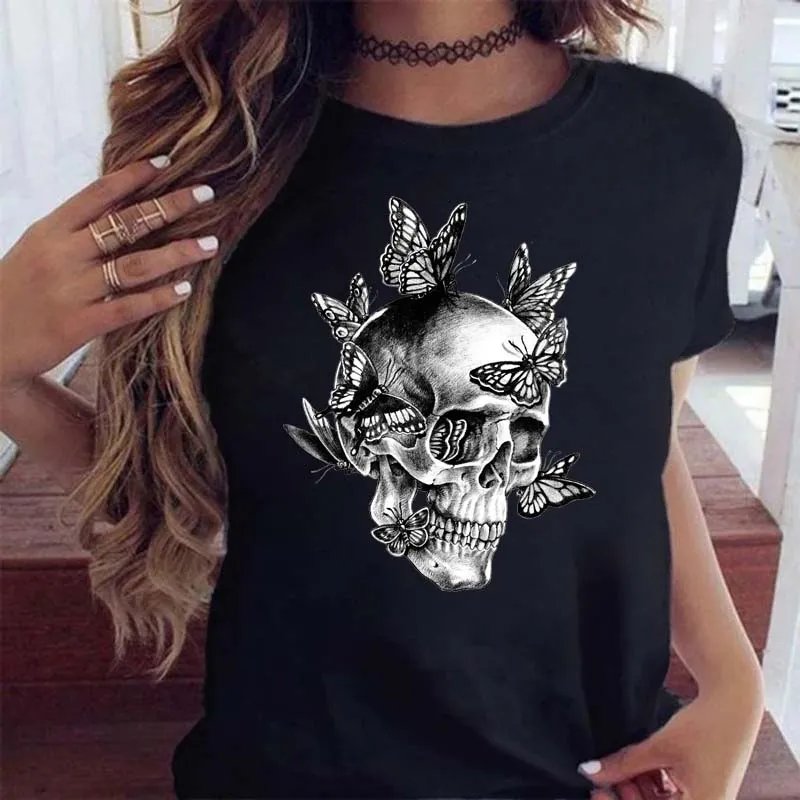 Levoire | T-Shirt Crâne Noir Style 4