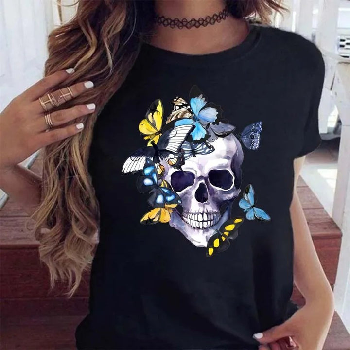 Levoire | T-Shirt Crâne Noir Style 3