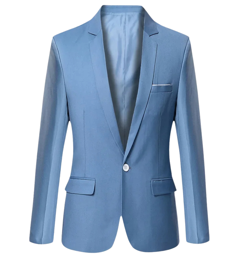 Levoire | Blazer Slim Fit Élégant pour Hommes Bleu