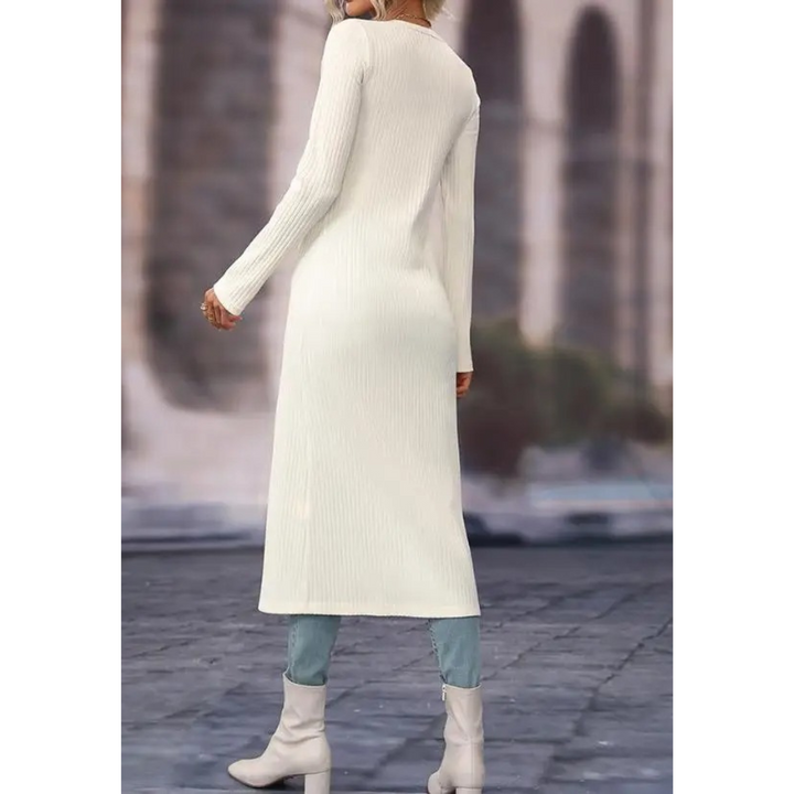 Levoire | Fit V-Décolleté Avec Bouton Long Veste D'Été