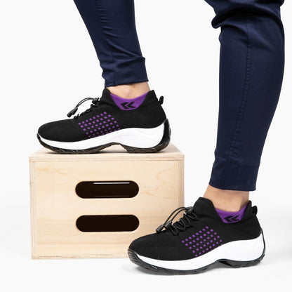 Levoire | Sur Sneakers Sneakers Orthopédiques À Coussin D'Air Avec Semelle Épaisse Chaussures Pour Femmes