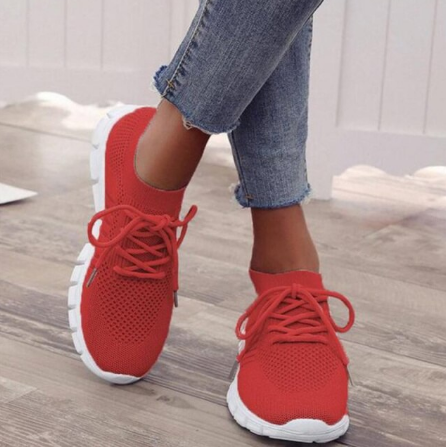 Levoire | On Sneakers Baskets Orthopédiques Chaussures De Randonnée En Mesh Chaussures Pour Femmes Rot