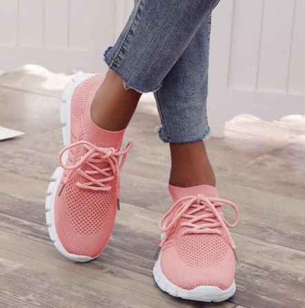 Levoire | On Sneakers Baskets Orthopédiques Chaussures De Randonnée En Mesh Chaussures Pour Femmes Rosa