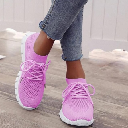 Levoire | On Sneakers Baskets Orthopédiques Chaussures De Randonnée En Mesh Chaussures Pour Femmes Lilas