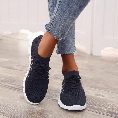 Levoire | On Sneakers Baskets Orthopédiques Chaussures De Randonnée En Mesh Chaussures Pour Femmes Noir