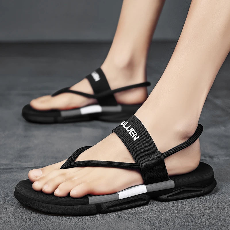 Levoire | Comfortable And Non-Slip Ankle Strap Sandals Noir