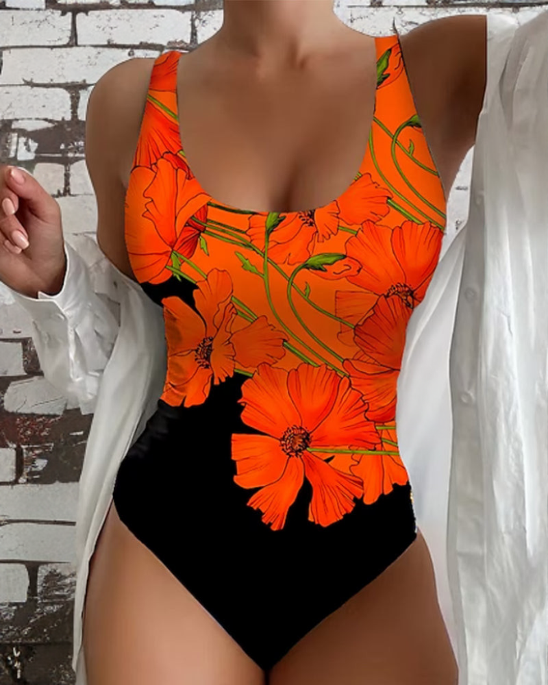 Levoire | Maillot De Bain Une Pièce Élégant Avec Motif Floral