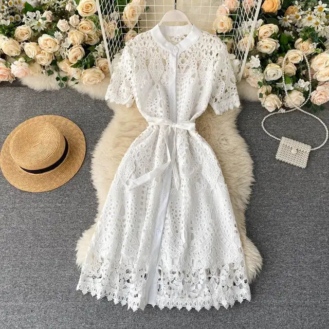 Levoire | Robe casual pour journée Blanc