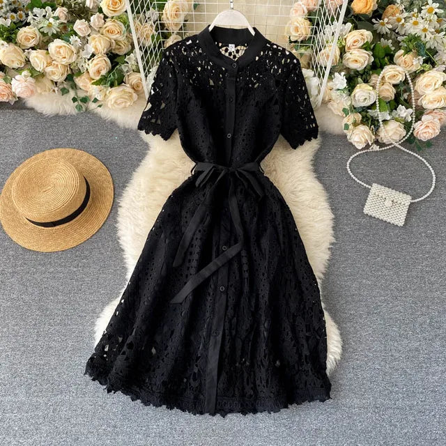 Levoire | Robe casual pour journée Noir