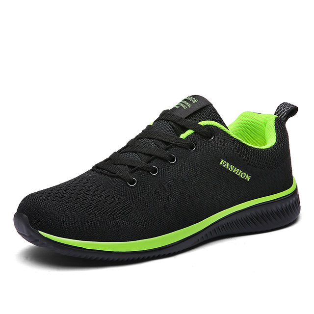 Levoire | Respirant Legend Léger Tennis Avec Semelle Ergonomique Pour Hommes Noir & Vert