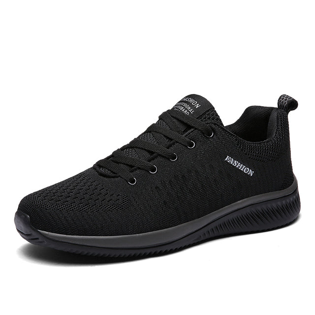 Levoire | Respirant Legend Léger Tennis Avec Semelle Ergonomique Pour Hommes Noir & Gris