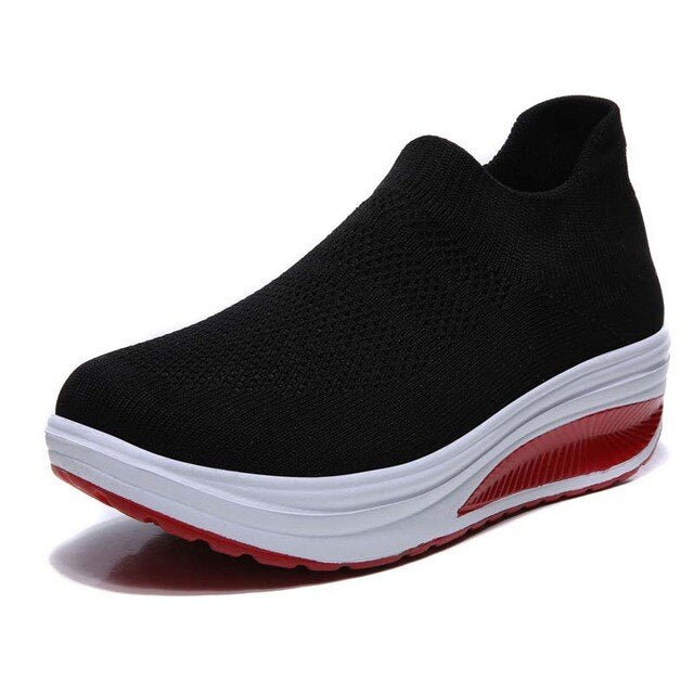 Levoire | Chaussures Pour Femmes Tendance Avec Talon Noir Rouge