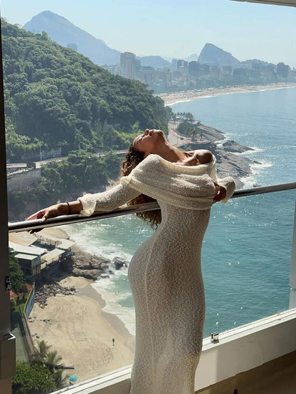 Levoire | Robe Maxi À Épaules Dénudées