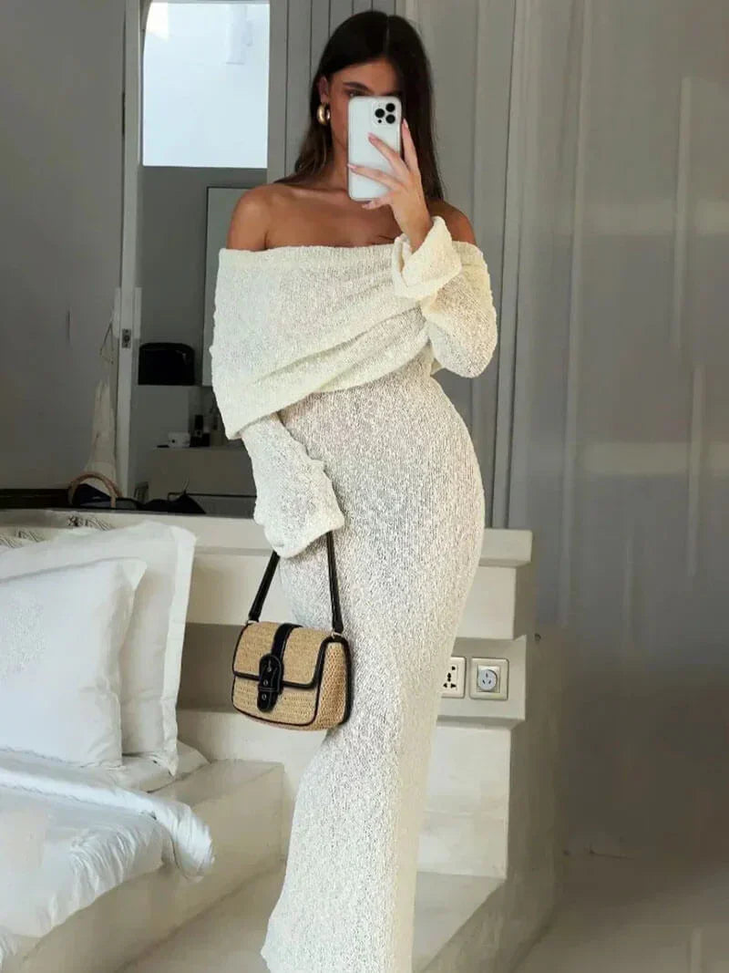Levoire | Robe Maxi À Épaules Dénudées