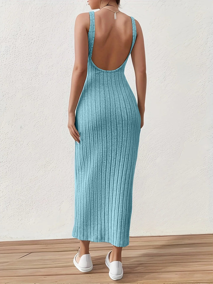 Levoire | Robe Débardeur Dos Nu Bleu ciel