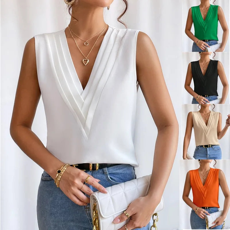 Levoire | Élégante Blouse Sans Manches