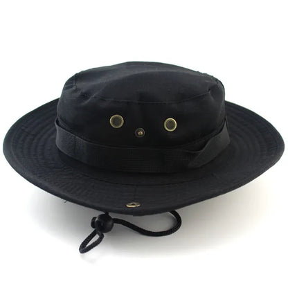 Levoire | Chapeau de Cowboy d'Été avec Protection Solaire et Style Élégant pour Tous Noir 54-59cm