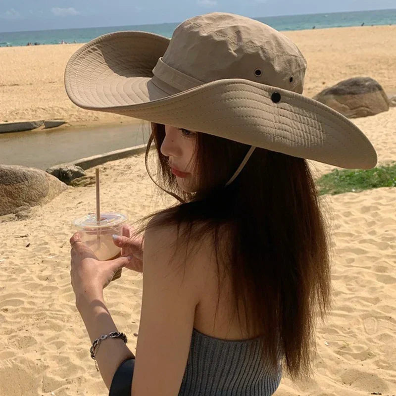 Levoire | Chapeau de Cowboy d'Été avec Protection Solaire et Style Élégant pour Tous