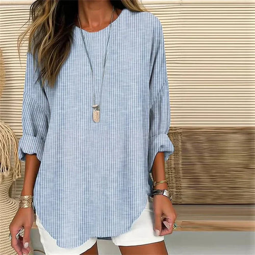 Levoire | Blouse Bleue À Rayures