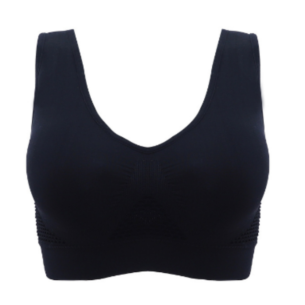 Levoire | Soutien Confortable Soutien-Gorge Aérien Soutien-Gorge Sans Fil Noir