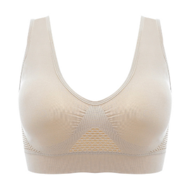 Levoire | Soutien Confortable Soutien-Gorge Aérien Soutien-Gorge Sans Fil Beige
