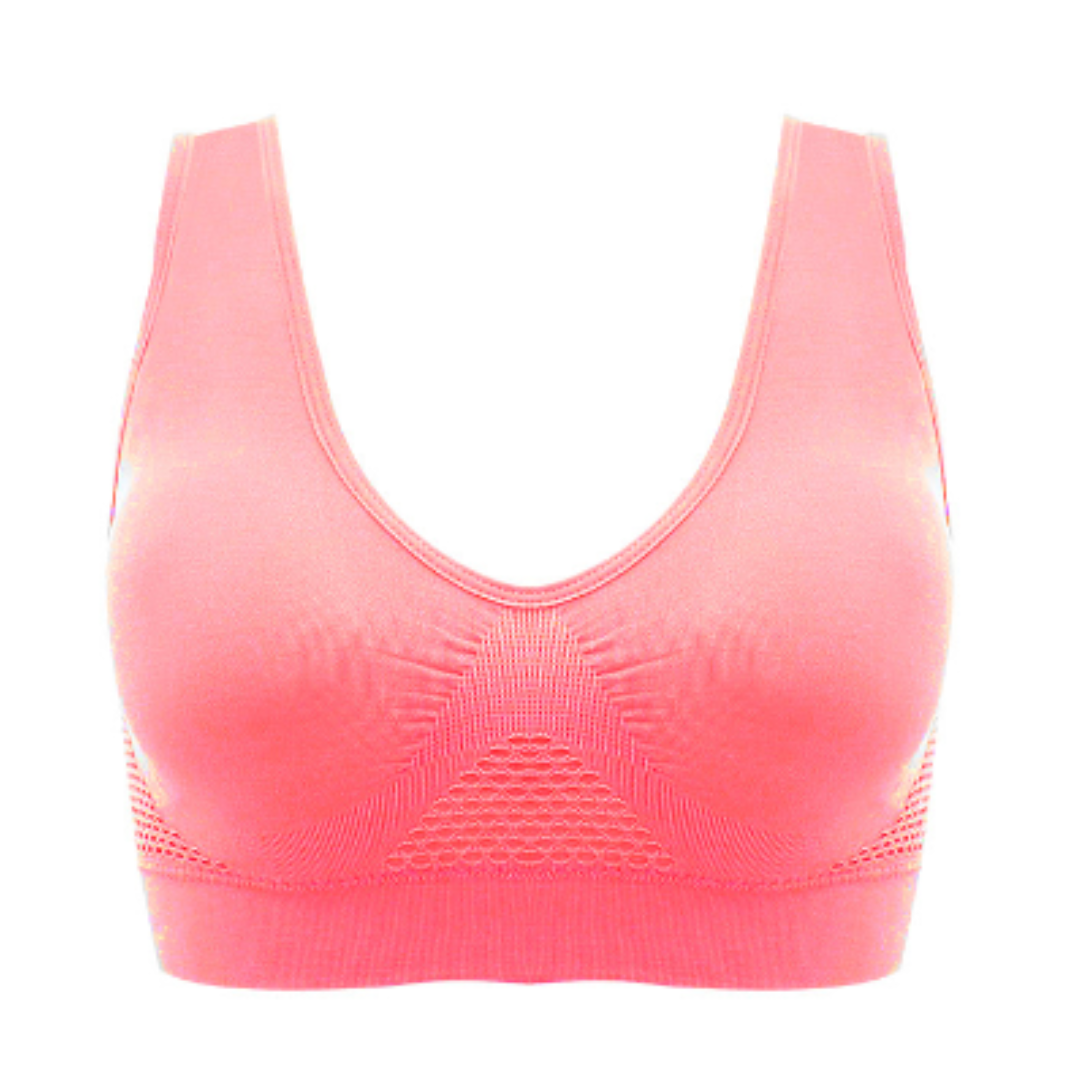 Levoire | Soutien Confortable Soutien-Gorge Aérien Soutien-Gorge Sans Fil Rot