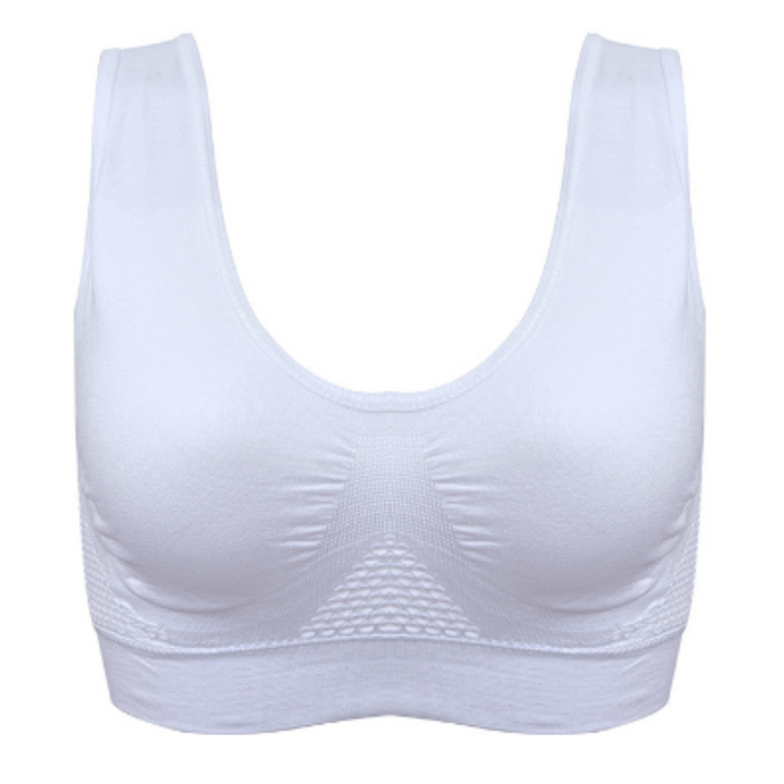 Levoire | Soutien Confortable Soutien-Gorge Aérien Soutien-Gorge Sans Fil Blanc
