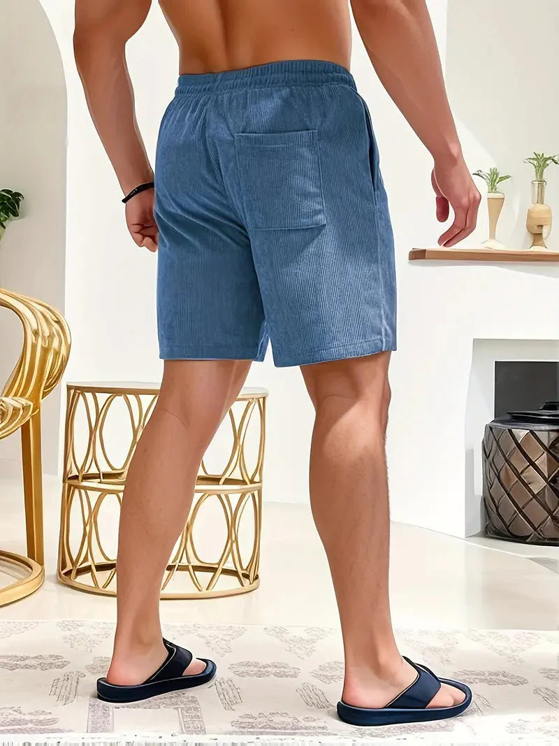 Levoire | Pantalon En Velours Côtelé Pour Homme À Taille Élastique