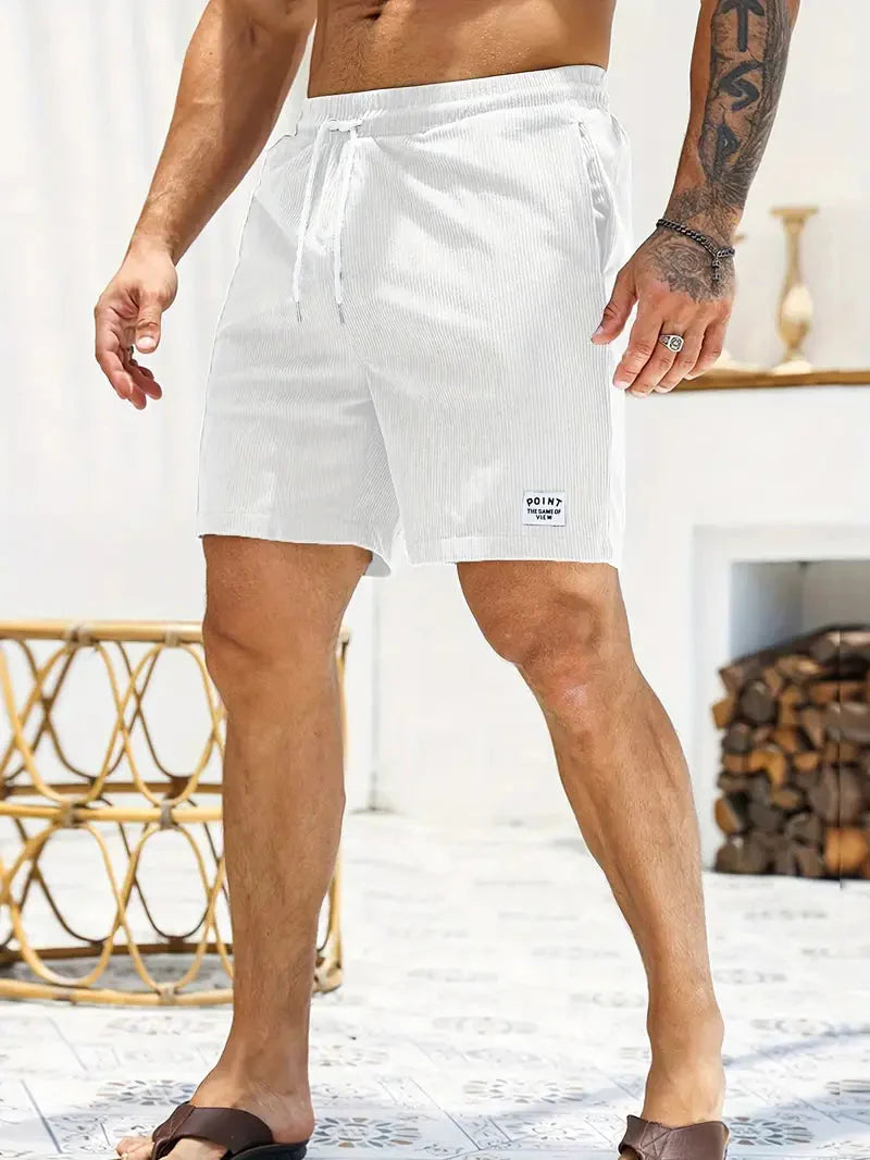 Levoire | Pantalon En Velours Côtelé Pour Homme À Taille Élastique