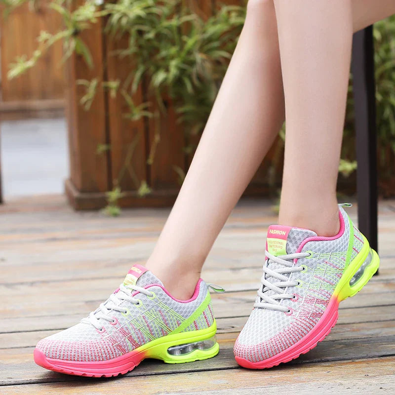 Levoire | Baskets De Sport Décontractées Pour Femmes Gris-Rose