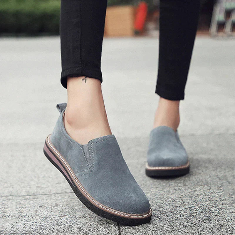 Levoire | Chaussures En Cuir Pour Femmes Design Gris