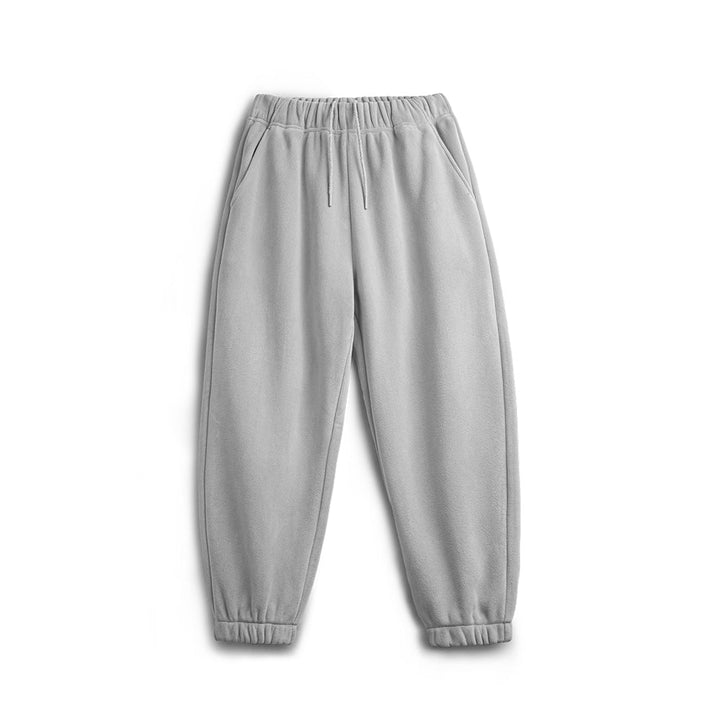 Levoire | Pantalon De Jogging Chaud Avec Taille Élastique Gris clair