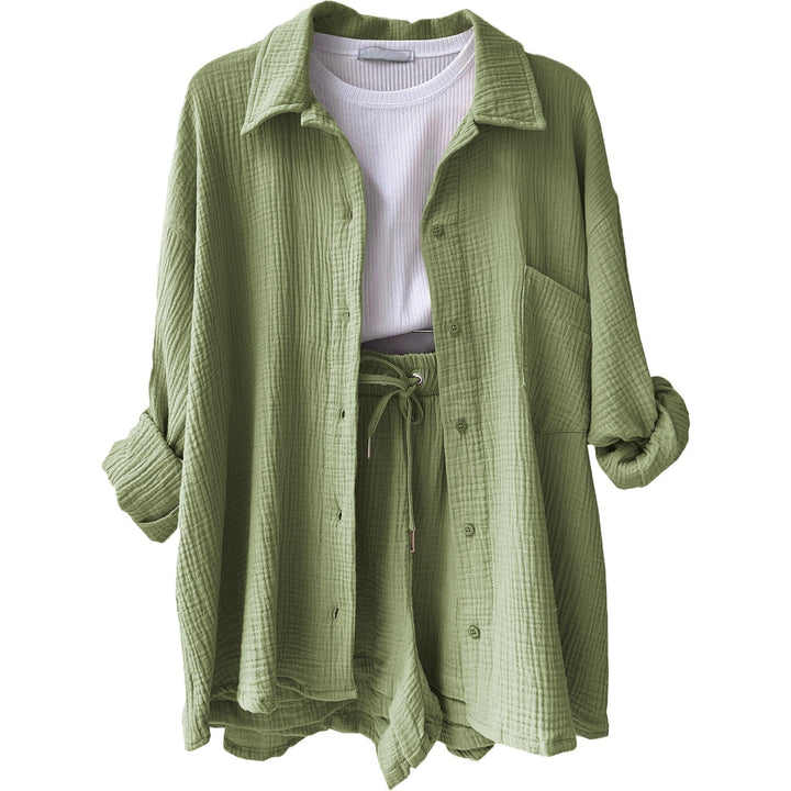 Levoire | Ensemble Salon En Coton Informel Vert clair