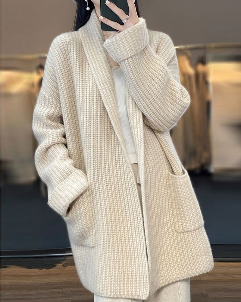 Levoire | Gilet Élégant Et Chaud Pour Femmes Beige Taille unique