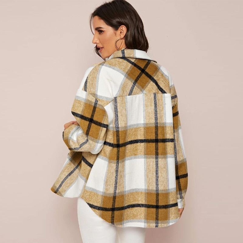 Levoire | Manteau À Carreaux Avec Poches