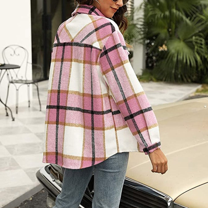 Levoire | Manteau À Carreaux Avec Poches