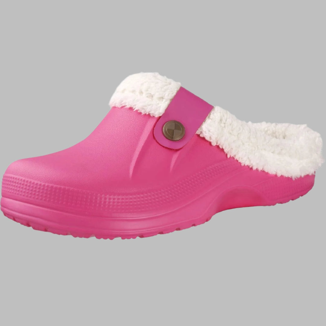 Levoire | Clogs Ergonomiques Chauds Et Stylés Avec Fleece Pour Les Jours Froids Rosa