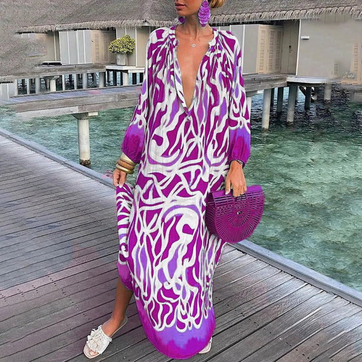 Levoire | Élégante Robe Boho Lila