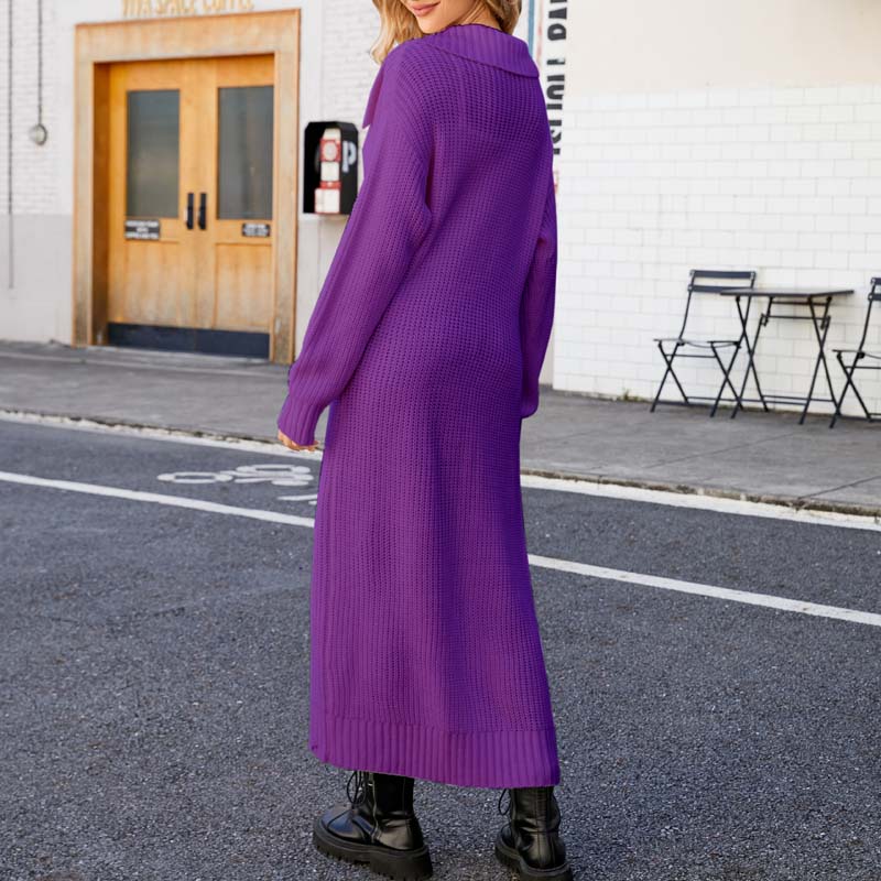 Levoire | Veste Tricot Longue Élégante Pour Femmes