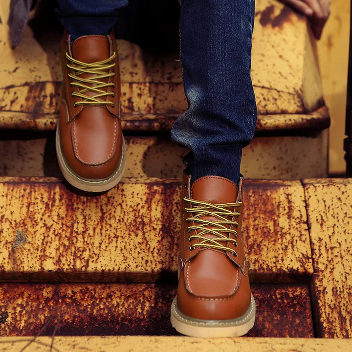 Levoire | Bottes D'Hiver Rétro Élégantes Khaki