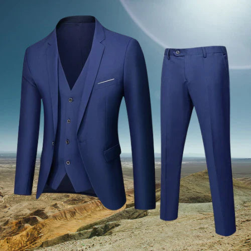Levoire | Costume De Printemps Luxueux Bleu foncé