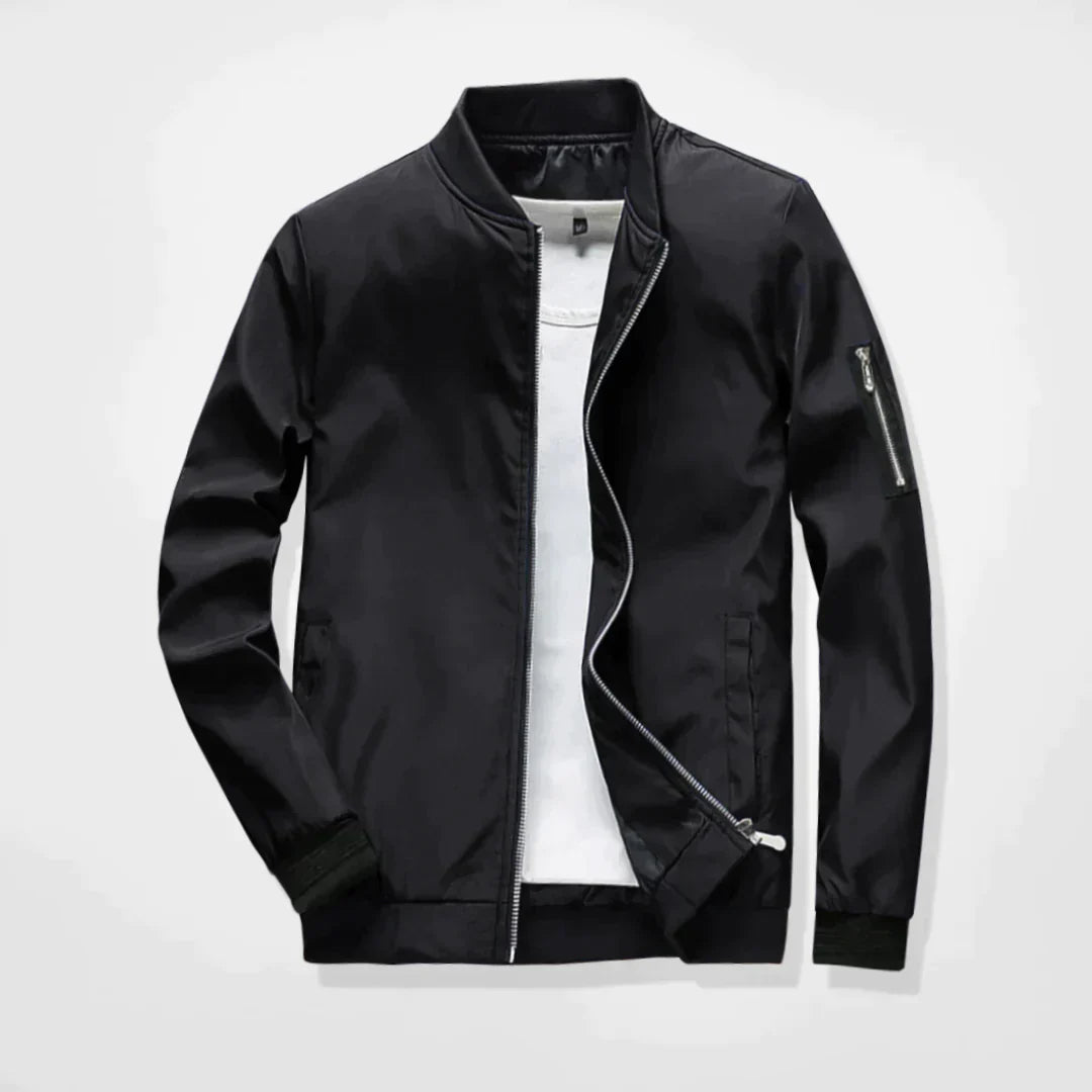 Levoire | Veste Bomber Légère Pour Hommes Noir